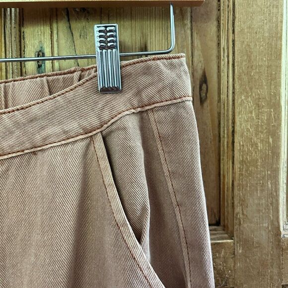 Women's Bohme Small Orange Ankle Jeans Denim Sinead Pants in Coral - Picture 4 of 8